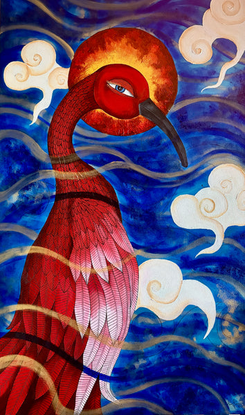 Night of the Scarlet Ibis by Karel Garcia