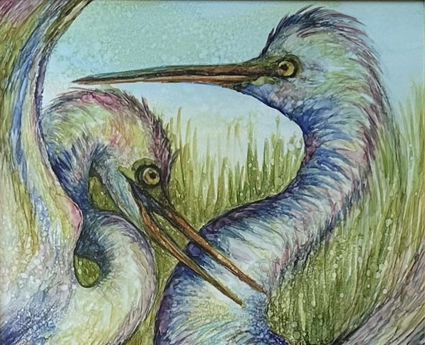 Love Birds II by Karol Hilker