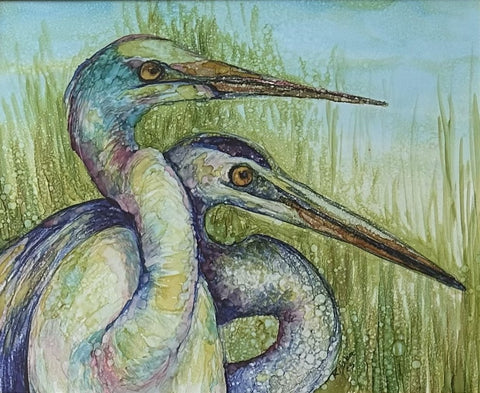 Love Birds I by Karol Hilker