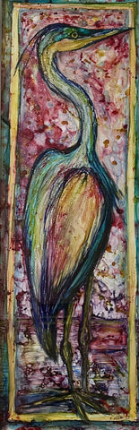 Blue Heron I by Karol Hilker