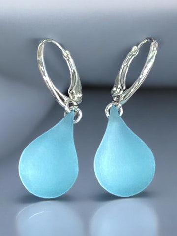 Blue Teardrop Earrings