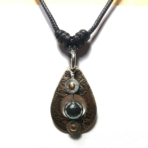 Hematite and Bronze Necklace
