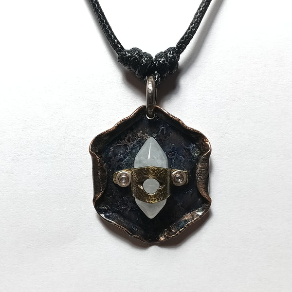 Crystal and Copper Necklace