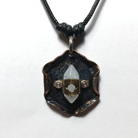 Crystal and Copper Necklace