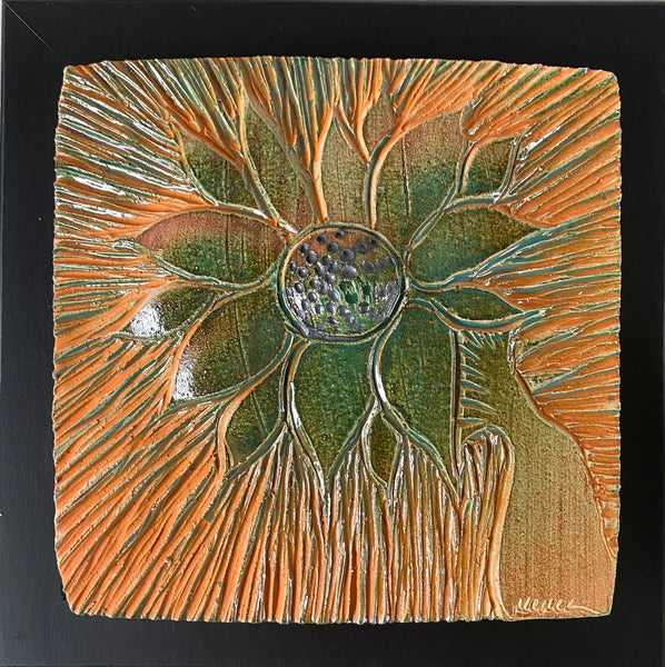 Copper-Orange Sunflower