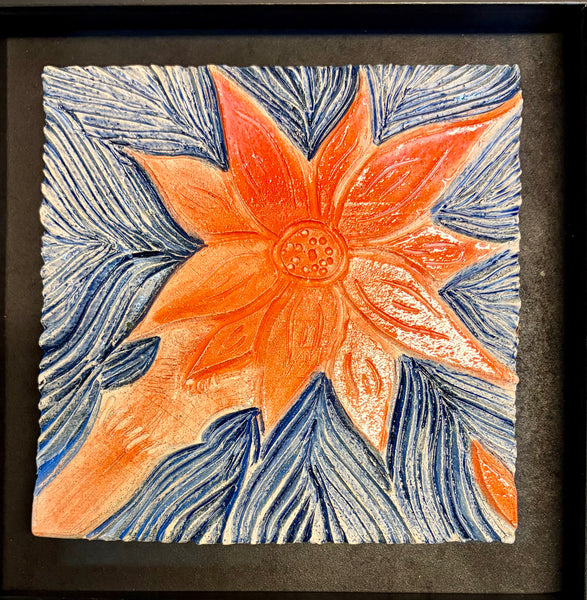 Sunflower in Blue