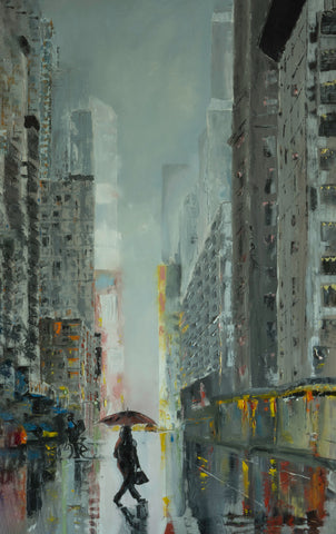 Woman with Umbrella