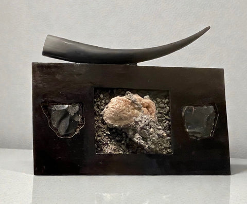 Obsidian Wall Sculpture