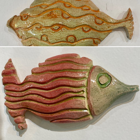 Ceramic Fish & Hearts