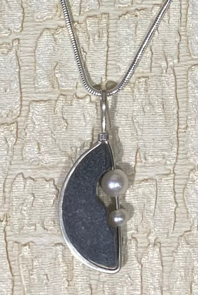 Double Pearl Pendant