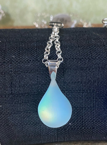 Opal Tear Drop Necklace