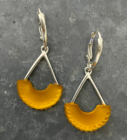 Orange Jewel Earrings