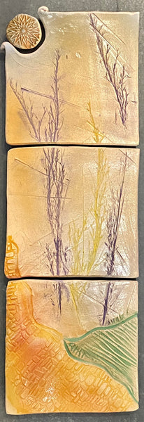 Naturescape purple grasses